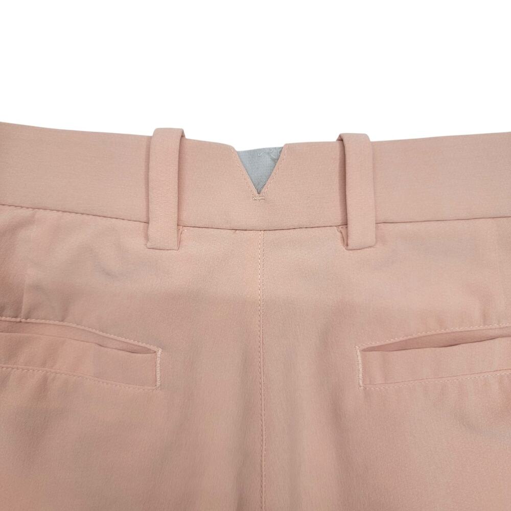Nike Golf Shorts Mens 32 Pink Peach Dri-Fit Flat Front V-Notch Chino Active - Picture 6 of 10